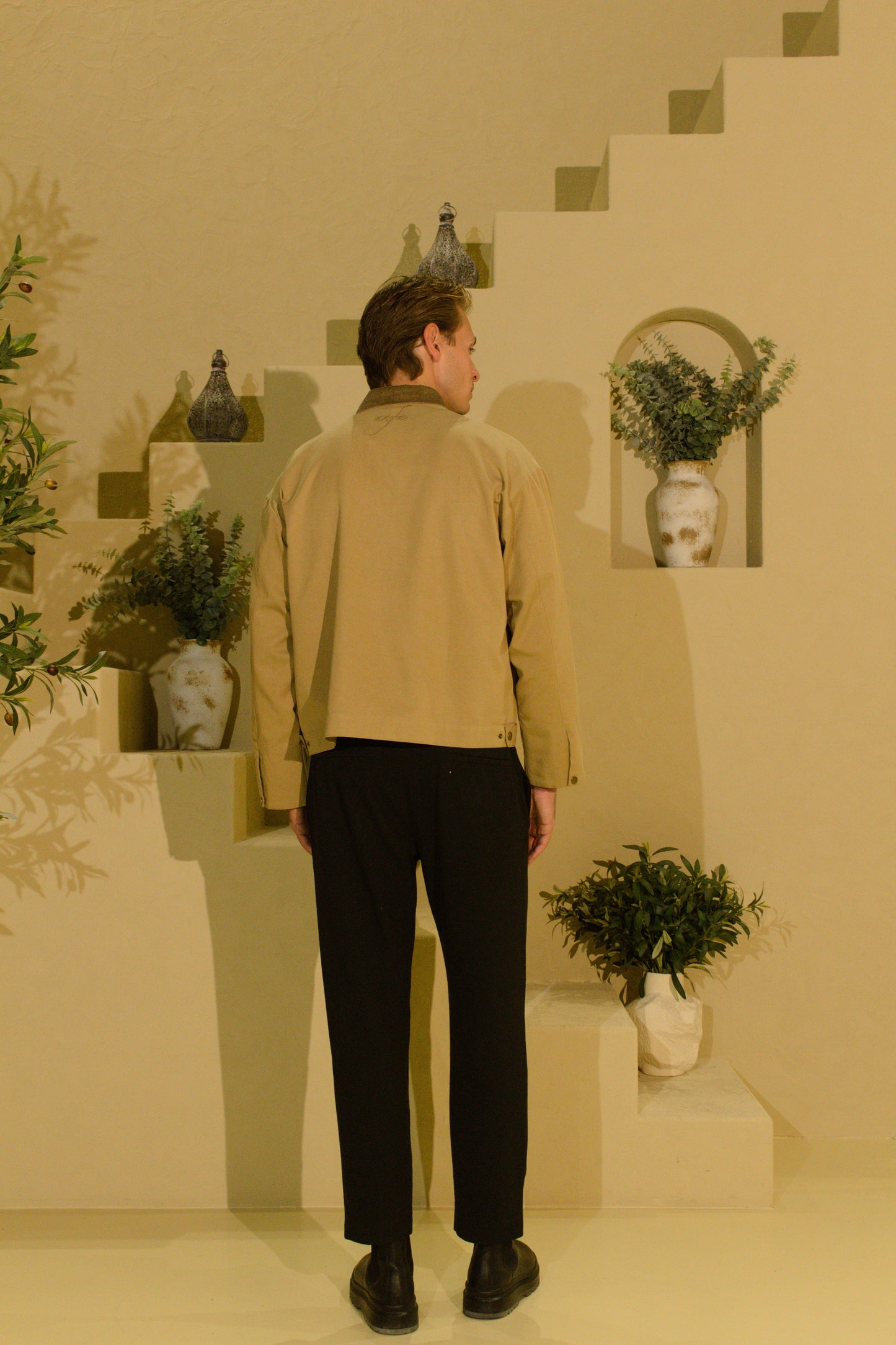 BLONDE LIGHT WEIGHT HARRINGTON